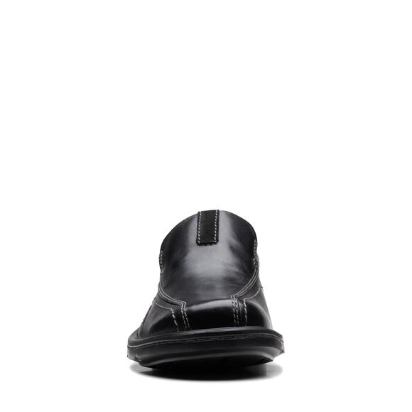 NWT Clarks mens Gessler Step Loafer, Black Leather, 9.5 Wide US main image 5